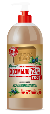 Весна хозмыло72% жидкое мыло 860 г 
