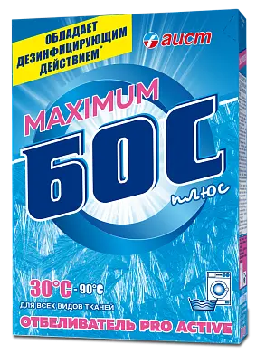 Бос плюс мах отбеливатель порошок 300г