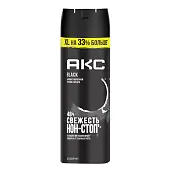 Акс дезодорант парфюмированный мужской спрей black защита от запаха пота 48 часов 200 мл