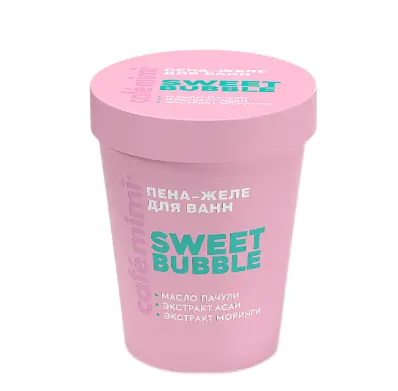Cafe Mimi COLOURS пена желе для ванн sweet bubble 200 мл