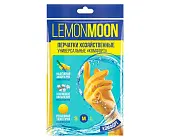 Lemon Moon перчатки хозяйственные комфорт с напылением M