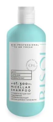Bisou шампунь 72 Fresh для всех типов волос Мицеллярный 300мл 