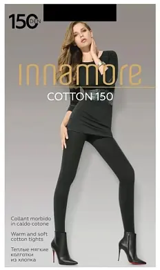 INNAMORE колготки cotton 150 3 из хлопка с комфортным поясом