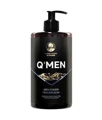 Q'men гель для душа мужской men, 640 мл