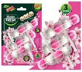 Master FRESH gold подвесной блок для унитаза effect 1200 смываний 5в1 сакура 3шт