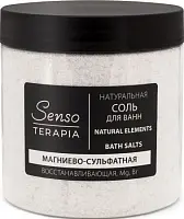 КЛ Senso Terapia Натуральная магниево-сульфатная соль для ванн восстанавливающая «Natural », 600 г