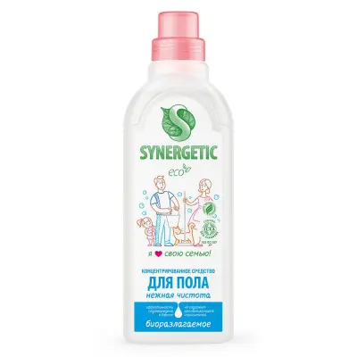Synergetic средство для пола нежная чистота 0,75 л 