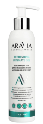 ARAVIA Laboratories освежающий гель для интимной гигиены для ежедневного ухода refreshing Intimate gel 200 мл 