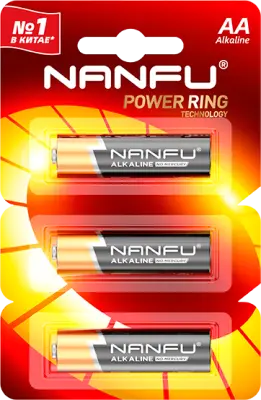 Nanfu Батарейка щелочная (3шт.) 