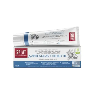 Зубная паста серии professional splat сплат long длительная свежесть 100 г 