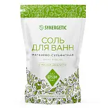 Synergetic соль для ванн магниево сульфатная с маслом эвкалипта 1 кг