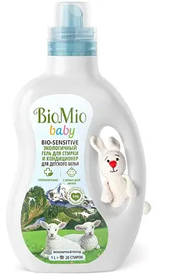 BioMio baby bio гель и кондиционер для детского белья 900 мл