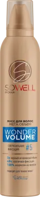 SoWell wonder мусс для волос мега объем от корней сверхсильной фиксации 200 см3 