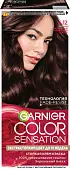 Garnier Color Sensation стойкая крем краска для волос оттенок 4.12 холодный алмазный шатен