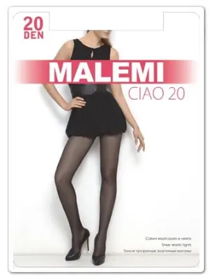 MALEMI колготки 20 4 эластичн с шорт 11% эластана 
