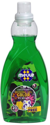 Meule концентрированный гель для стирки цветного белья и пуховиков 1л 23 стирки 