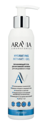 ARAVIA Laboratories Увлажняющий гель для интимной гигиены для ежедневного ухода hydrating Intimate gel 200 мл 