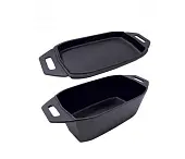 Forester кассероль чугунный для запекания с крышкой-сковородой 32х20х12см