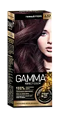 Gamma Perfect Hair стойкая крем краска тон 4.57 темный рубин