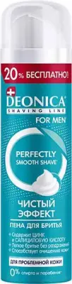Deonica for men пена для бритья чистый эффект 240 мл 