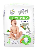 BELLA BABY HAPPY Подгузники-трусики, 12 шт.уп, вес 8-14 кг