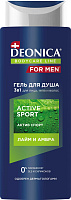 Deonica for men гель для душа sport 250 мл