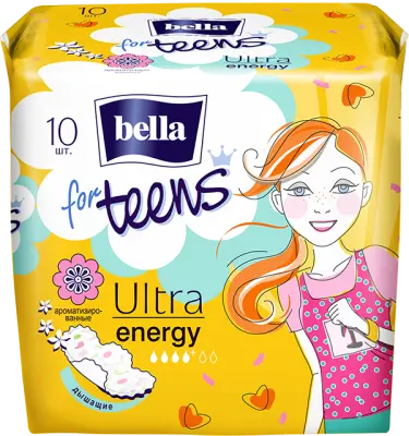 BELLA for Energy прокладки гигиенические супертонкие 10шт 