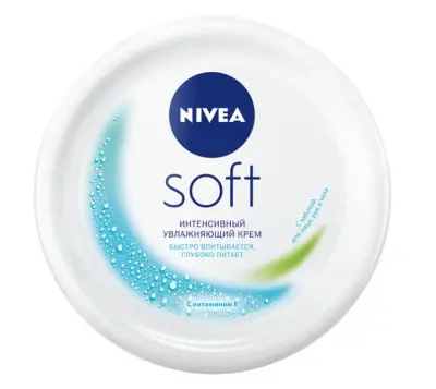 NIVEA Soft крем увлажняющий шайба 100 мл 