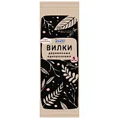 Homex вилки деревянные одноразовые очень экологичные 6 шт
