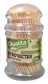 Qualita зубочистки 200 шт бамбуковые