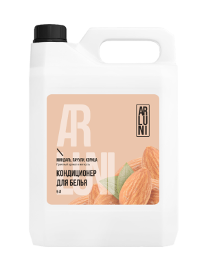 Arluni кондиционер ополаскиватель для белья миндаль пачули корица канистра 5 л 
