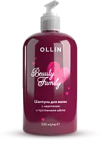 OLLIN BEAUTY шампунь для волос с кератином и протеином шёлка 500мл
