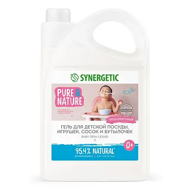Synergetic гель для мытья детской посуды 3,5 л