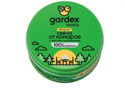 Gardex family свеча репеллентная от комаров 