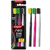 Colgate зубная щетка 2548 кончиков щетинок средней жесткости промоупаковка 2+1