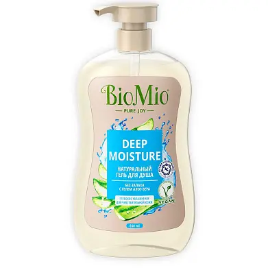 BioMio Bio body алоэ вера гель для душа 650 мл экспортный варант