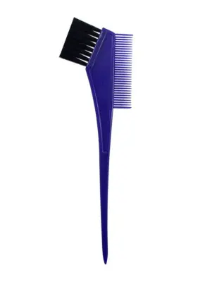 Lei кисть для окраски волос 30мм с расчёской ультрамарин 