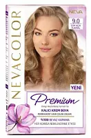 Nevacolor Е стойкая крем краска для волос 9.0 экстра светло коричневый
