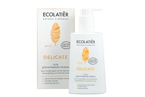 Ecolatier Гель для интимной гигиены с органическим экстрактом лотоса, 250 мл