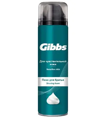 Gibbs пена для бритья sensitive 200 мл