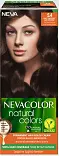 Nevacolor Natural Colors стойкая крем краска для волос 5.4 светлый каштан