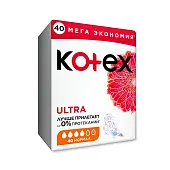 Kotex прокладки гигиенические ультра сетч нормал fast absorb 40 шт