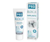 Rocs Pro зубная паста Implants 74 г