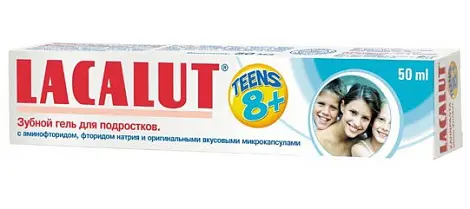Зубная паста LACALUT ДЕТСКАЯ от 8 лет 50 мл Гель