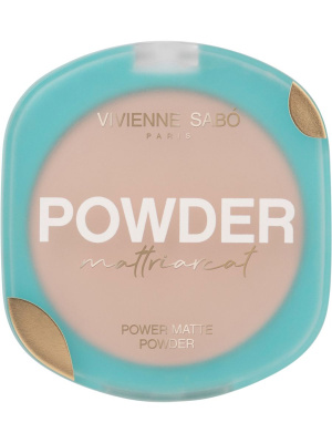 Vivienne Sabo пудра компактная матирующая poudre mate puissante mattriarcat тон 01 