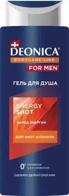 Deonica for men гель для душа energy 250 мл 