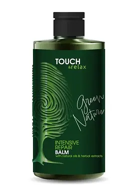 TOUCH&Relax бальзам для волос интенсивное восстановление green 320 мл