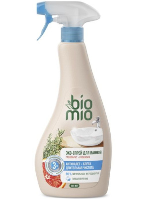 BioMio eco friendly bathroom spray эко спрей для ванной комнаты 500 мл 