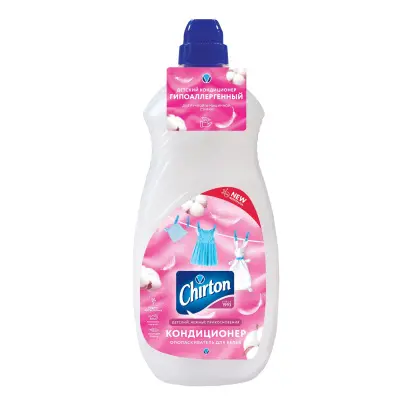 Chirton кондиционер для белья детский нежное прикосновение 2000 мл 