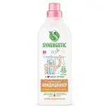 Synergetic кондиционер ополаскиватель для белья миндальное молочко 1 л 33 стирки